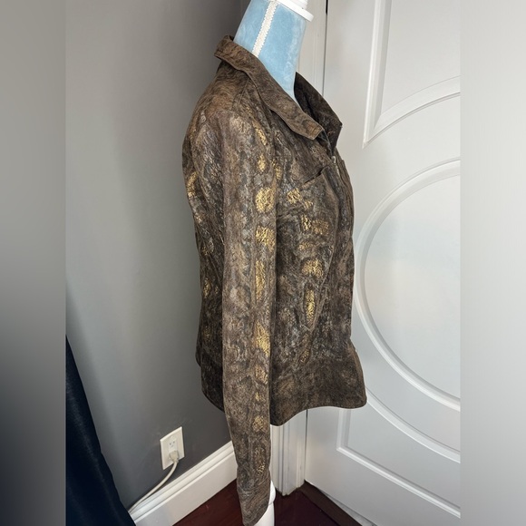 BIRCH HILL SNAKE SKIN PRINT JACKET LIGHTWEIGHT - Picture 2 of 6